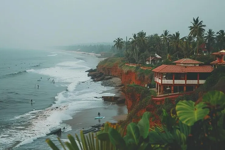 Varkala Cliff